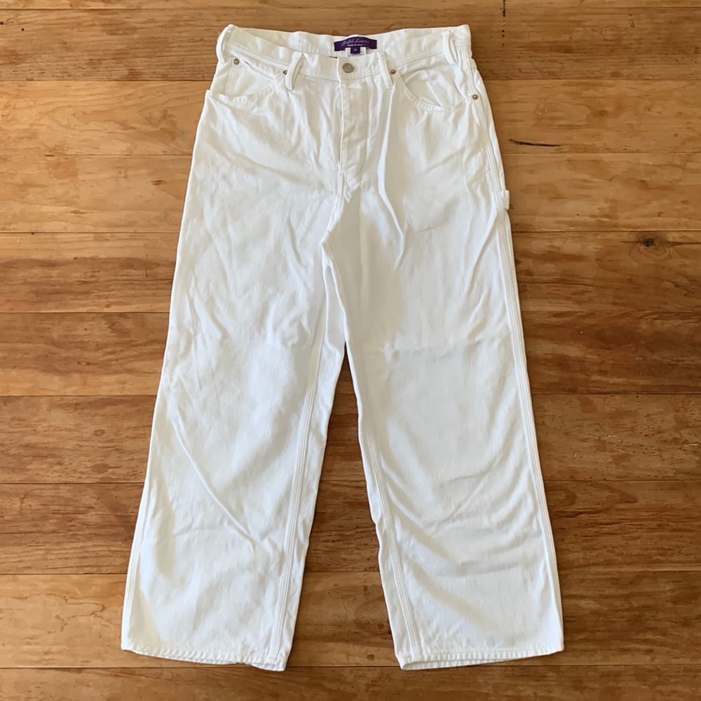 Ralph Lauren Crop Wide Leg Painter Jean